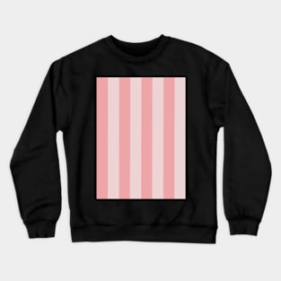 Pink Lines Pattern Crewneck Sweatshirt